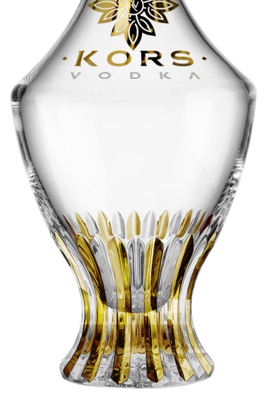 Kors Bottle With 24k Gold Decorations