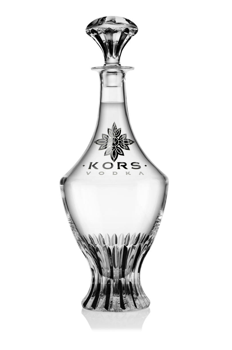Kors Vodka Silver luxury vodka bottle